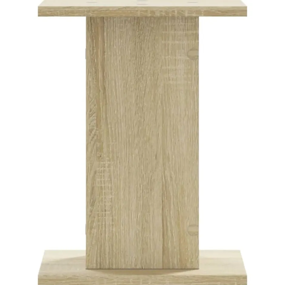 Outlet vidaXL Högtalarställ 2 st 30x30x40 cm konstruerat trä Sonoma ek