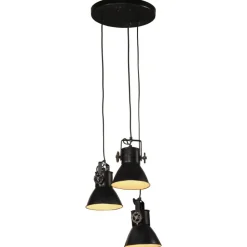 vidaXL Hänglampa 25 W svart 30x30x100 cm E27