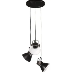 vidaXL Hänglampa 25 W svart 30x30x100 cm E27