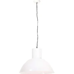 Online vidaXL Hänglampa 25 W rund 48 cm E27 Vit