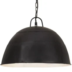vidaXL Hänglampa industriell vintage 25 W svart rund 41 cm E27