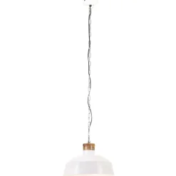 Hot vidaXL Hänglampa industriell 58 cm E27 Vit
