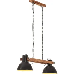 vidaXL Hänglampa industriell 25 W svart 109 cm E27
