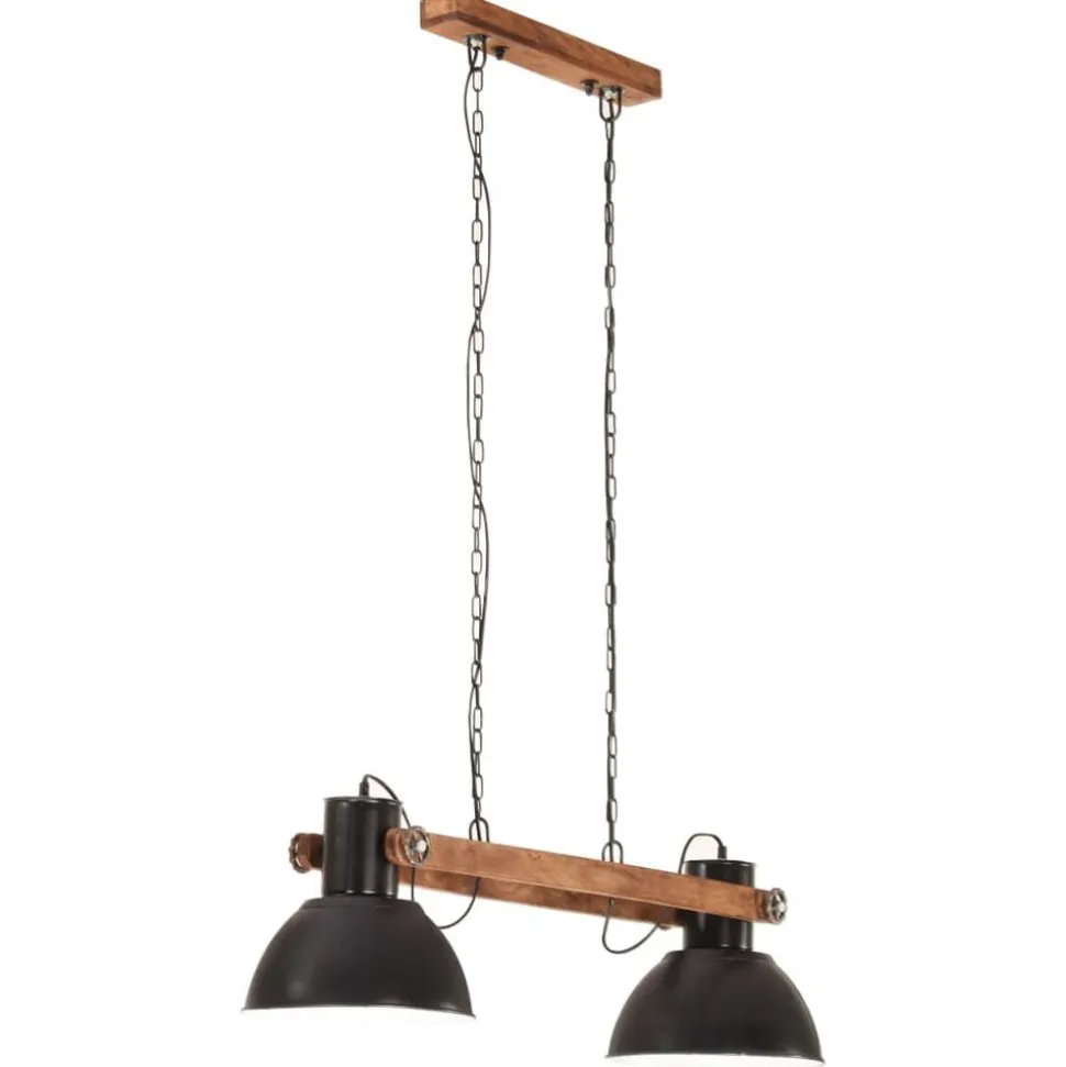 vidaXL Hänglampa industriell 25 W svart 109 cm E27