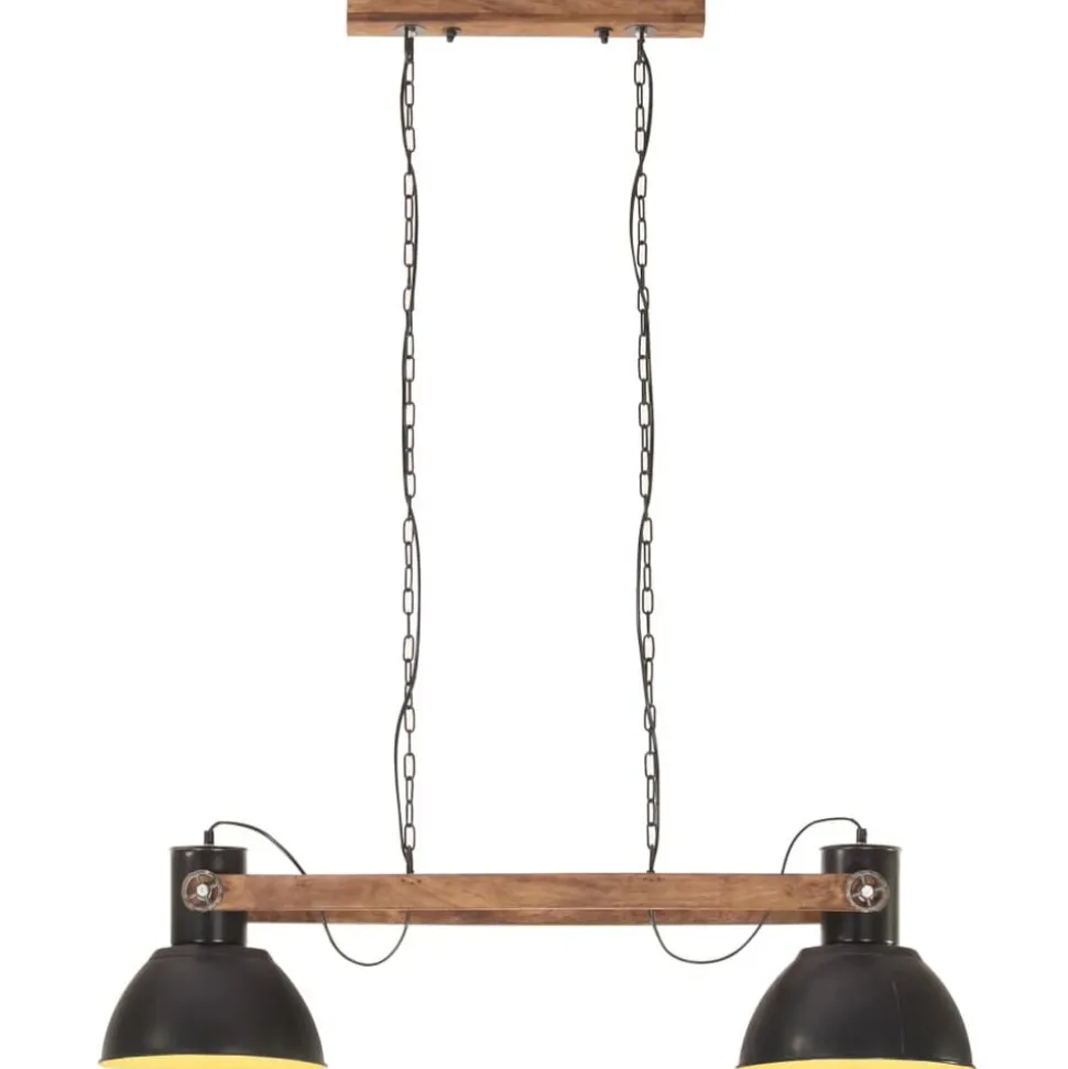 vidaXL Hänglampa industriell 25 W svart 109 cm E27