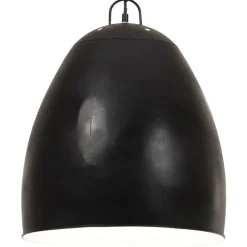vidaXL Hänglampa industriell 25 W svart rund 42 cm E27