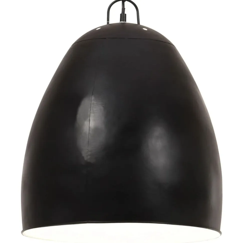 vidaXL Hänglampa industriell 25 W svart rund 42 cm E27