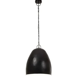 vidaXL Hänglampa industriell 25 W svart rund 42 cm E27