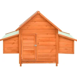 Discount vidaXL Hönshus 150x96x110 cm massivt granträ Brun