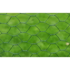 Clearance vidaXL Hönsnät med PVC-beläggning 25x0,5 m Grön