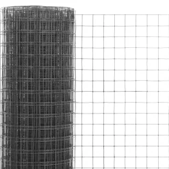 Sale vidaXL Hönsnät stål med PVC-beläggning 10x0,5 m Grå