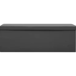 Sale vidaXL Hopfällbar förvaringsbänk PVC Grå