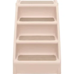 Discount vidaXL Hopfällbar hundtrappa gräddvit 62x40x49,5 cm Kräm