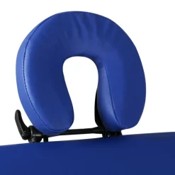 Discount vidaXL Hopfällbar massagebänk med 3 sektioner träram Blå