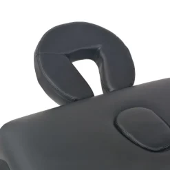 Clearance vidaXL Hopfällbar massagebänk 2 sektioner 10 cm tjock Svart