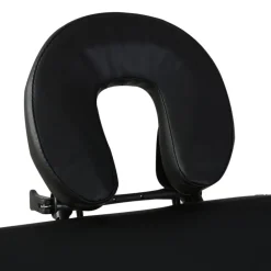 Clearance vidaXL Hopfällbar massagebänk med 3 sektioner träram Svart