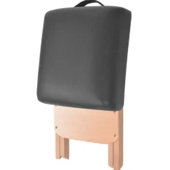 Discount vidaXL Hopfällbar massagepall med 12 cm tjock sits Svart