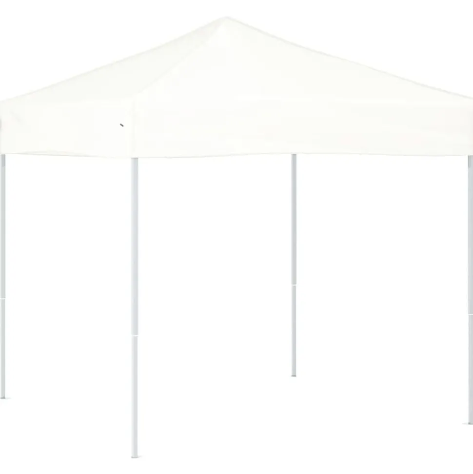 vidaXL Hopfällbart partytält vit 2x2 m
