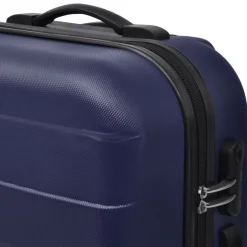 Discount vidaXL Hårda resväskor på hjul 3 st 45,5/55/66 cm Blå
