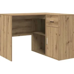Sale vidaXL Hörnskrivbord med låda 102 x 88 x 75 cm artisan ek