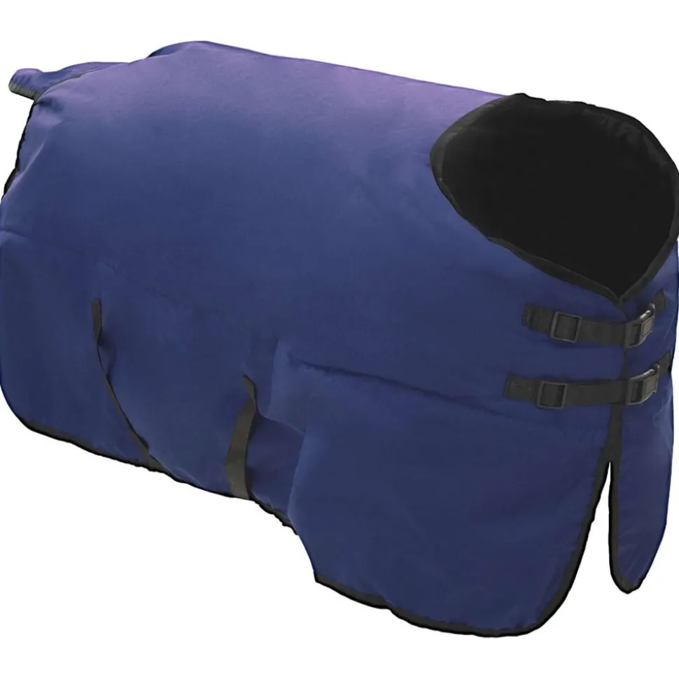 vidaXL Hästdyna Mörkgrön och svart 75 cm Polyester