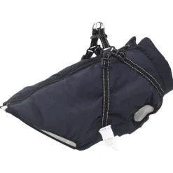 vidaXL Hund Kappa Mörkblå L44 Fleece och Polyester
