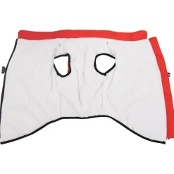 vidaXL Hund Kappa Röd L48 Fleece och Polyester