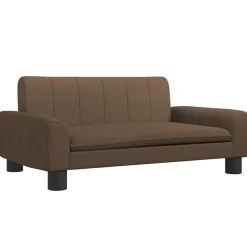 vidaXL Hundbädd brun 70x45x30 cm tyg