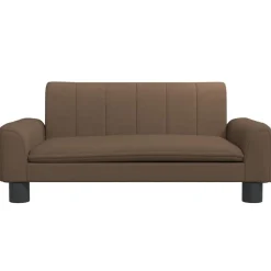 vidaXL Hundbädd brun 70x45x30 cm tyg
