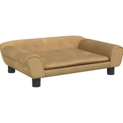 Sale vidaXL Hundbädd 70x48x22 cm sammet Brun