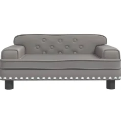 Online vidaXL Hundbädd 70x45x30 cm konstläder Grå