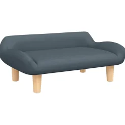 vidaXL Hundbädd mörkgrå 70x40x24 cm tyg