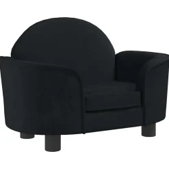 Clearance vidaXL Hundbädd 66x40x45 cm sammet Svart