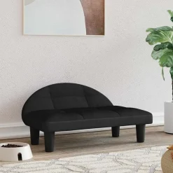 vidaXL Hundbädd svart 70x52x30 cm sammet