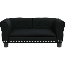 vidaXL Hundbädd svart 70x45x30 cm konstläder