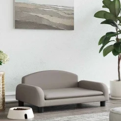 Best vidaXL Hundbädd 70x45x30 cm tyg Taupe