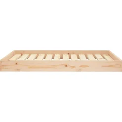 Clearance vidaXL Hundbädd 101,5x74x9 cm massiv furu Naturfärg