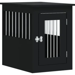 Hot vidaXL Hundbur 45x62x59 cm konstruerat trä Svart