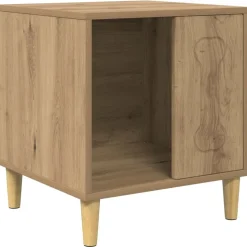 vidaXL Hundhus Artisan Ek 44 x 42 x 49 cm Konstruerat trä
