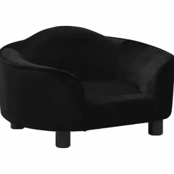 Outlet vidaXL Hundsoffa 67x47x36 cm plysch Svart