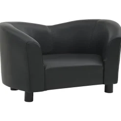 vidaXL Hundsoffa svart 67x41x39 cm konstläder