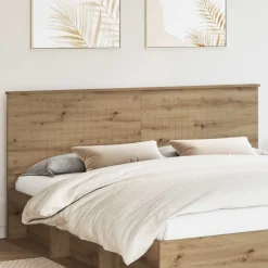 vidaXL Huvudgavel med huvudgavel Artisan Ek 200 cm Konstruerat trä