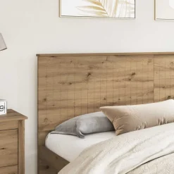 vidaXL Huvudgavel med huvudgavel Artisan Ek 200 cm Konstruerat trä