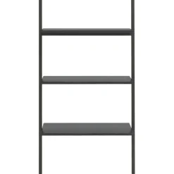 vidaXL Hylla 3 hyllplan svart 64x34x116 cm