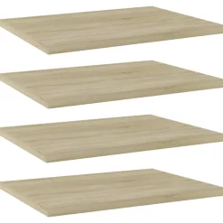 Online vidaXL Hyllplan 4 st sonoma-ek 40x30x1,5 cm konstruerat trä Sonoma ek