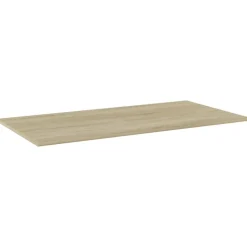 vidaXL Hyllplan 4 st sonoma-ek 80x20x1,5 cm konstruerat trä