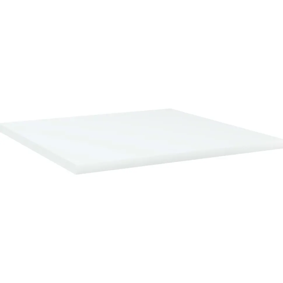 vidaXL Hyllplan 4 st vit 40x40x1,5 cm konstruerat trä