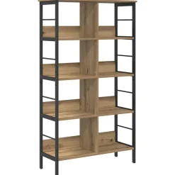 vidaXL Hyllsystem Artisan Ek 82 x 32 x 144,5 cm Konstruerat trä