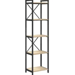 Sale vidaXL Hyllsystem Sonoma-ek 40 x 30 x 155 cm Konstruerat trä Sonoma ek