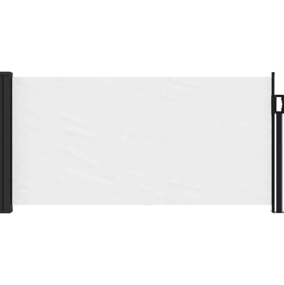 vidaXL Indragbar sidomarkis vit 100x300 cm
